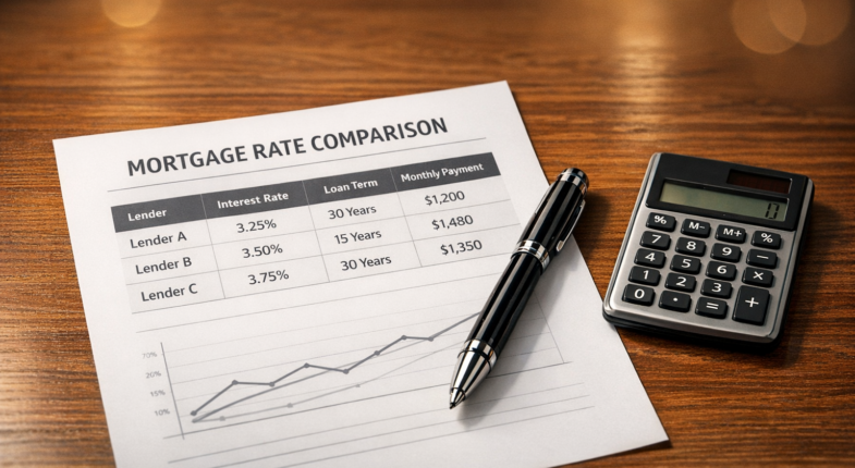 Loan rate comparison chart for 2026
