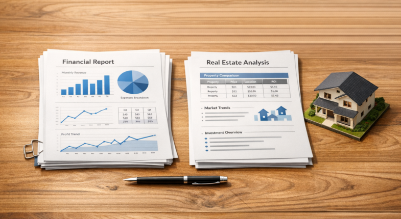 Investor reviewing equity and loan structure options