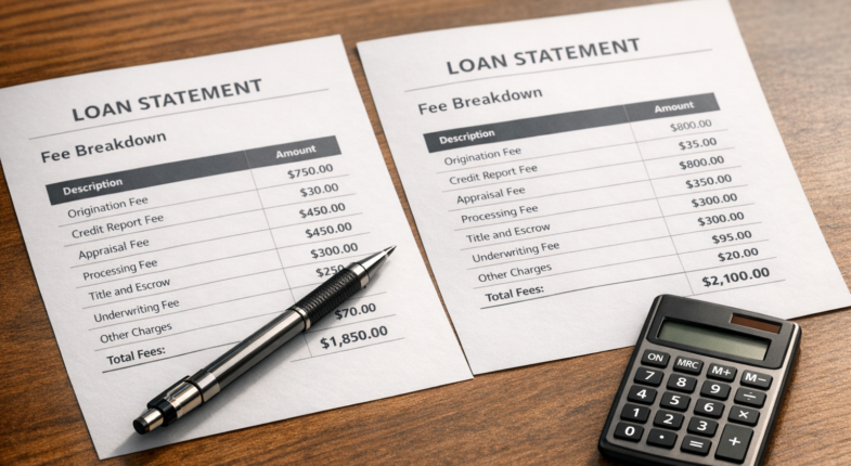 Loan origination fees compounding total borrowing costs