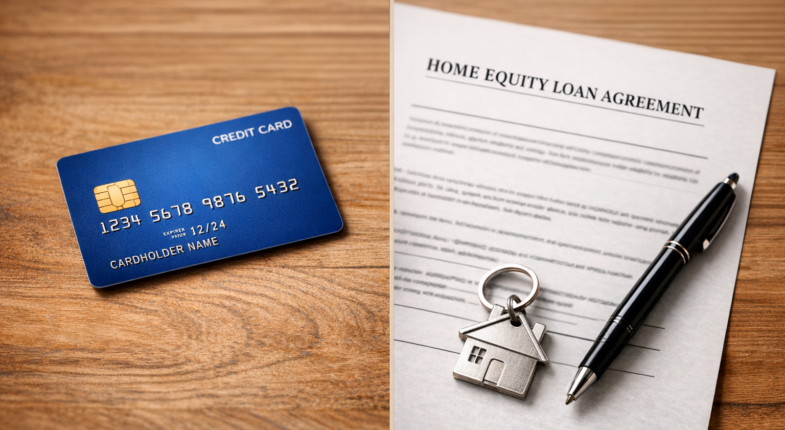 Unsecured debt becoming secured by home