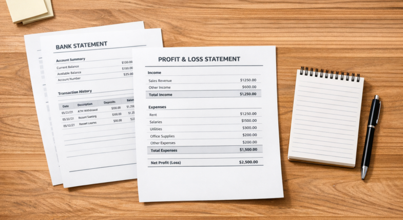 Minimal paperwork stack for self-employed borrowers