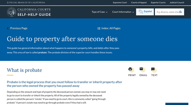 Heirs reviewing inherited property financial documents